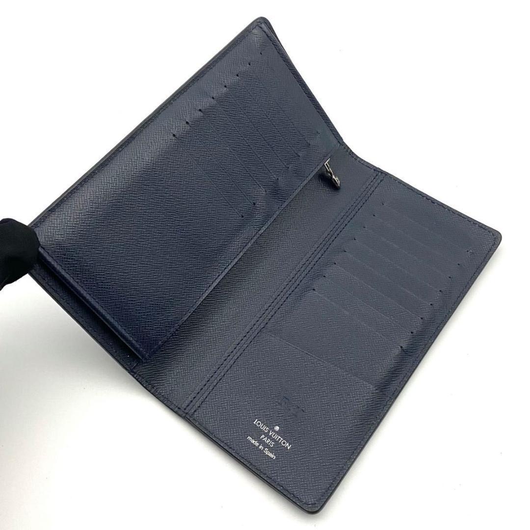 【極美品】ルイヴィトン エピ ポルトフォイユ ブラザ 新型 ネイビー 二つ折り