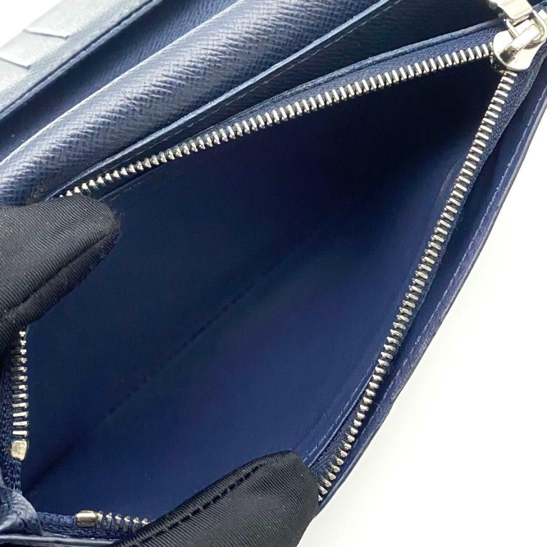 【極美品】ルイヴィトン エピ ポルトフォイユ ブラザ 新型 ネイビー 二つ折り