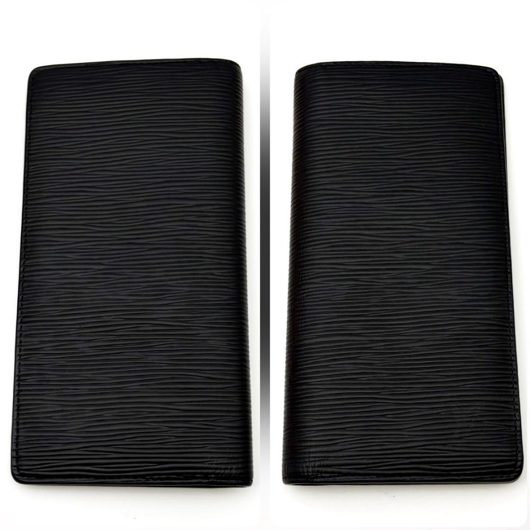 【極美品】ルイヴィトン エピ ポルトフォイユ ブラザ 新型 ネイビー 二つ折り