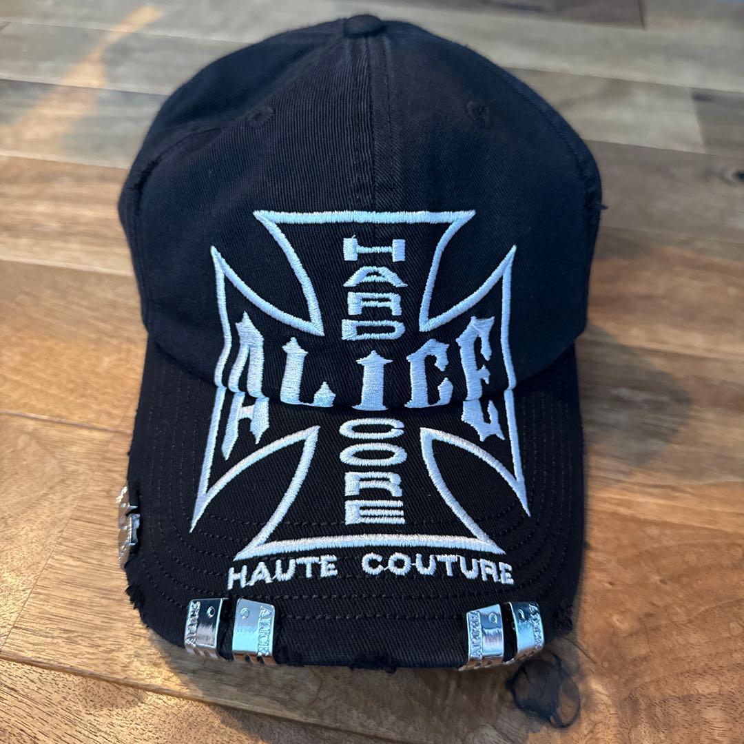 ALICE HARDCORE HAUTE COUTURE キャップ 黒