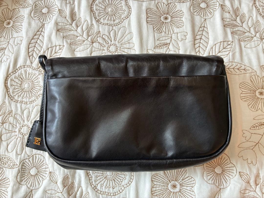 ebagos エバゴス　牛ソフト　ソフトショルダー　ブラック