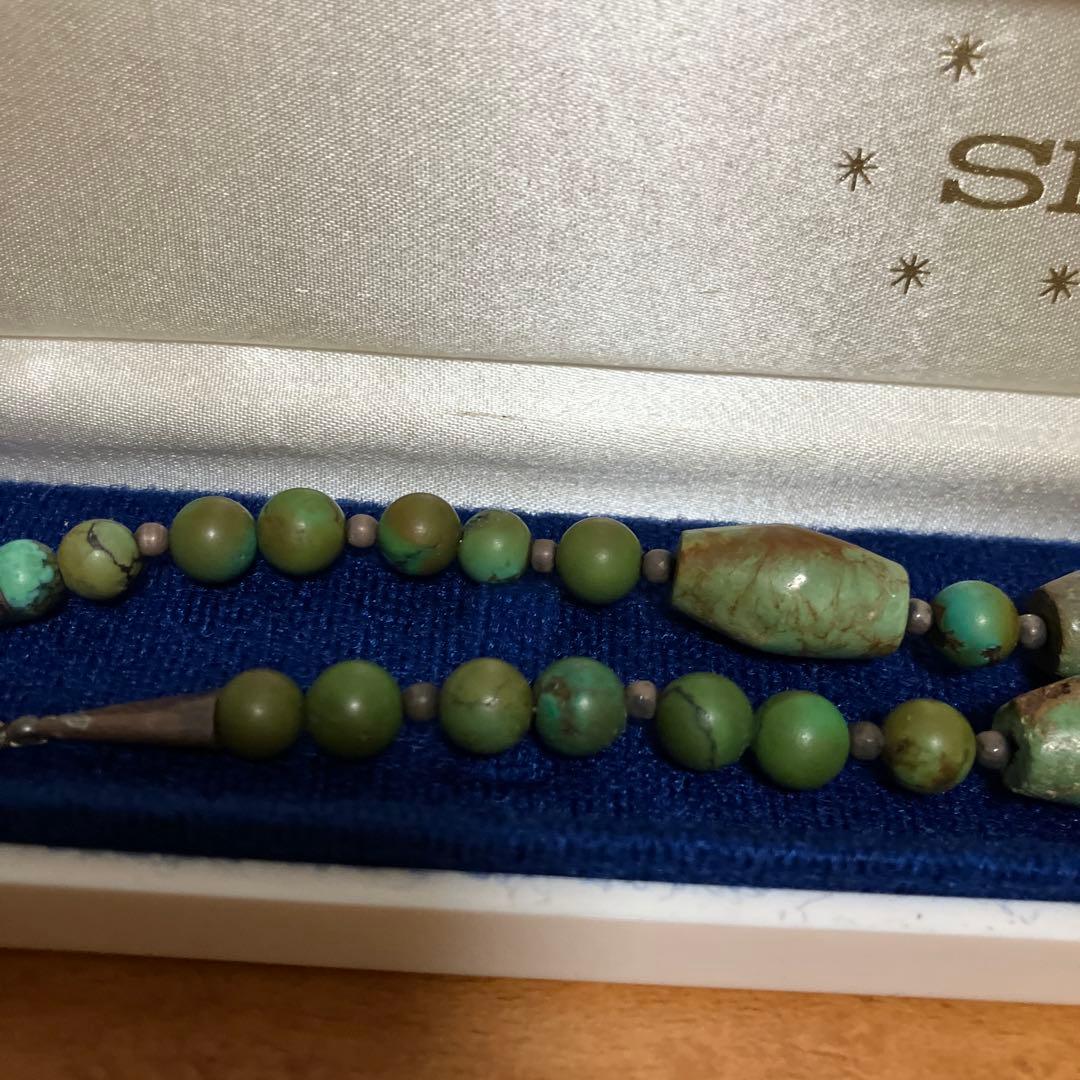 SEIKO セイコージュエリー 天然石 ターコイズ ネックレス ヴィンテージ