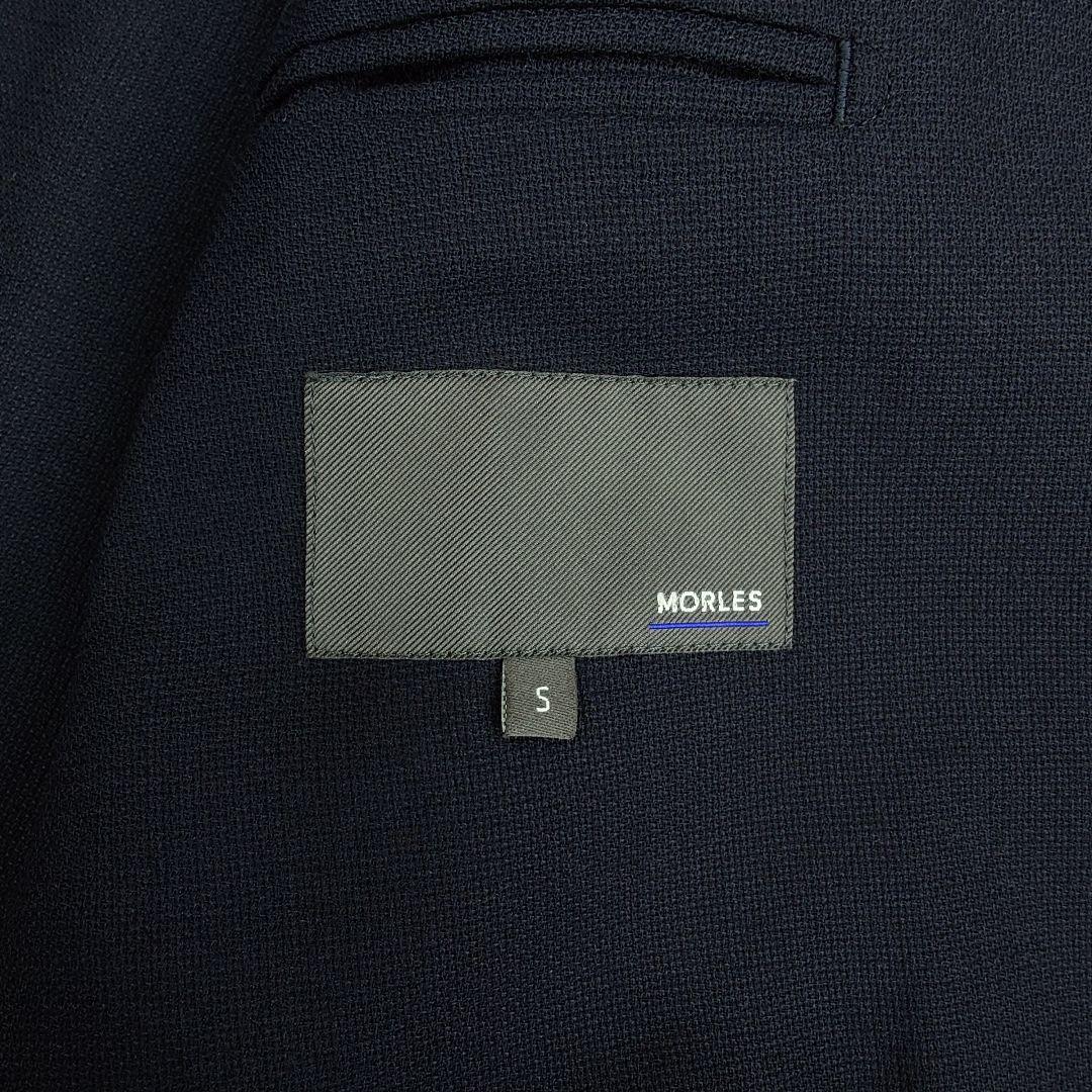 【美品】MORLES モアレス 金ボタン 紺ブレ ダブルジャケット S ネイビー