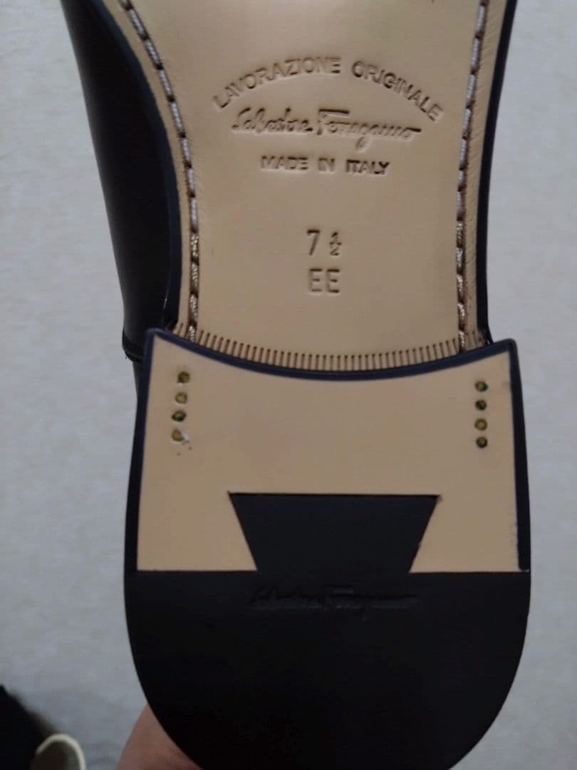 SalvatoreFerragamo 7.5 2E ストレートチップ 新品未使用