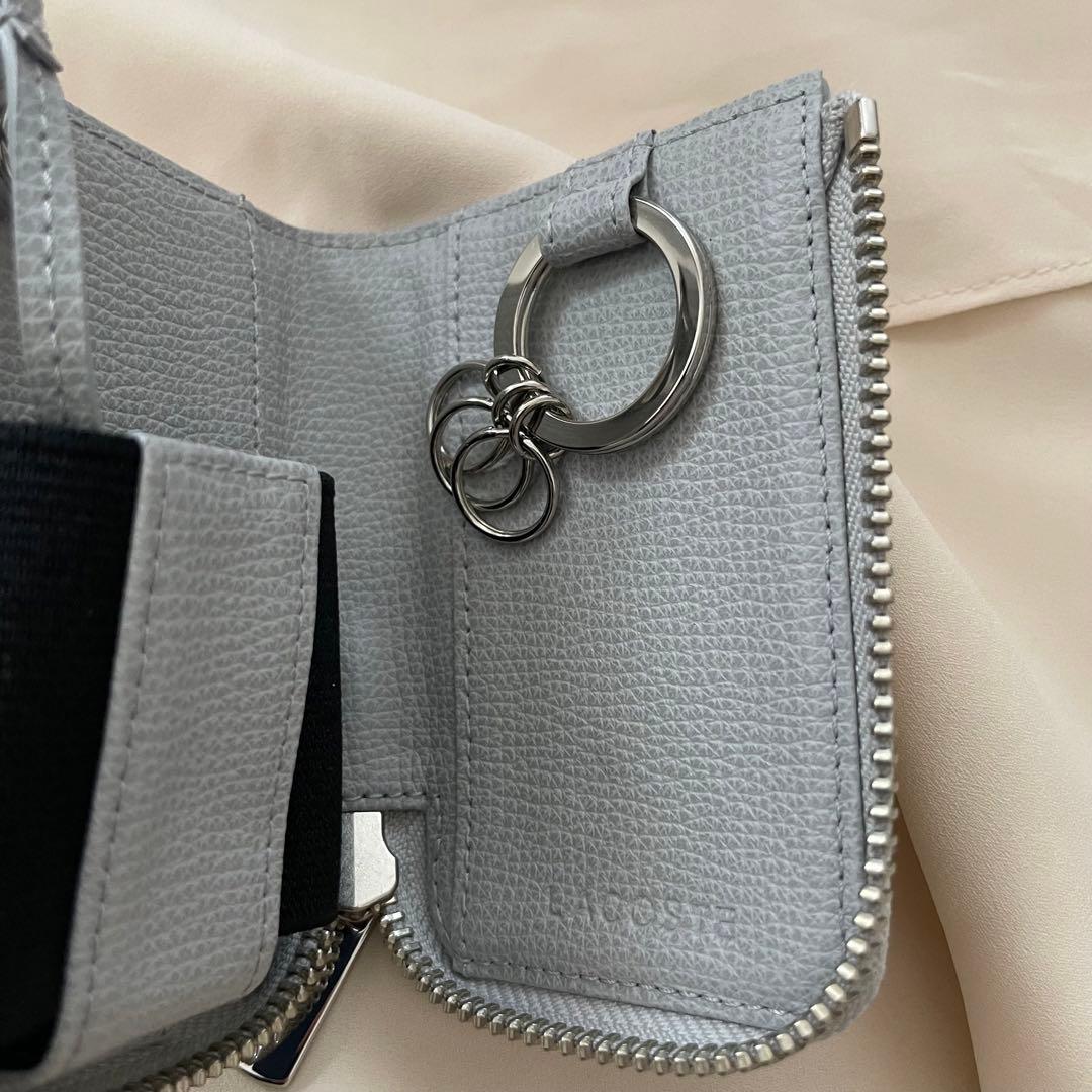 ラコステ LACOSTE デイリークロコ Lファスナースマートキーケース