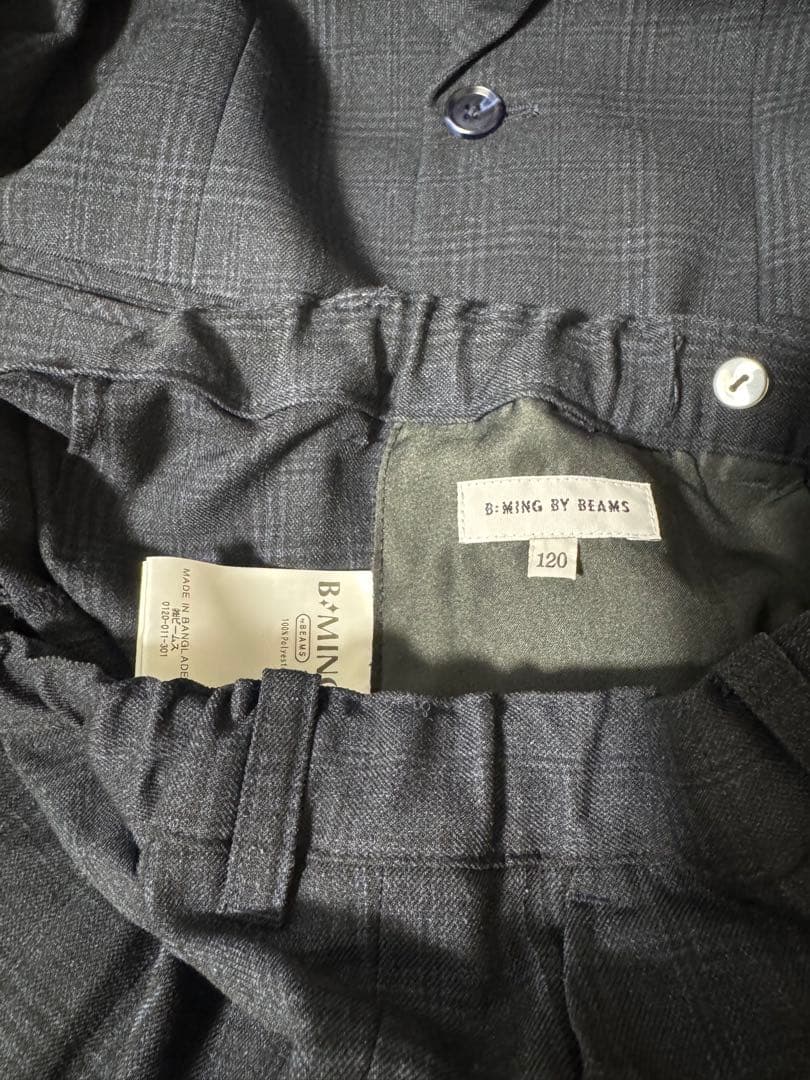 ◆B:MING by BEAMS◆キッズフォーマル　スーツセットアップ120cm