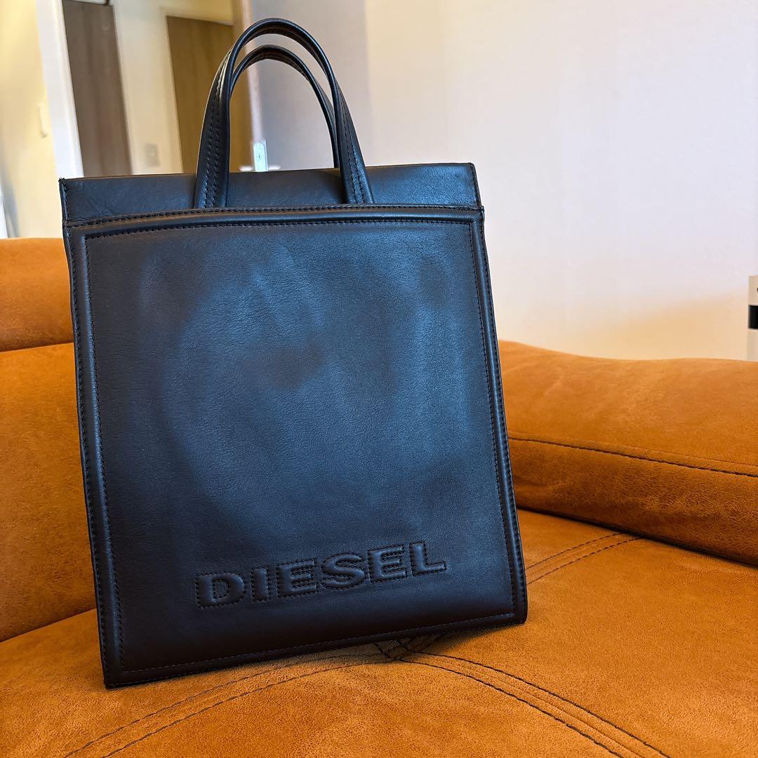DIESEL ハンドバッグ 2way オールレザー A4収納