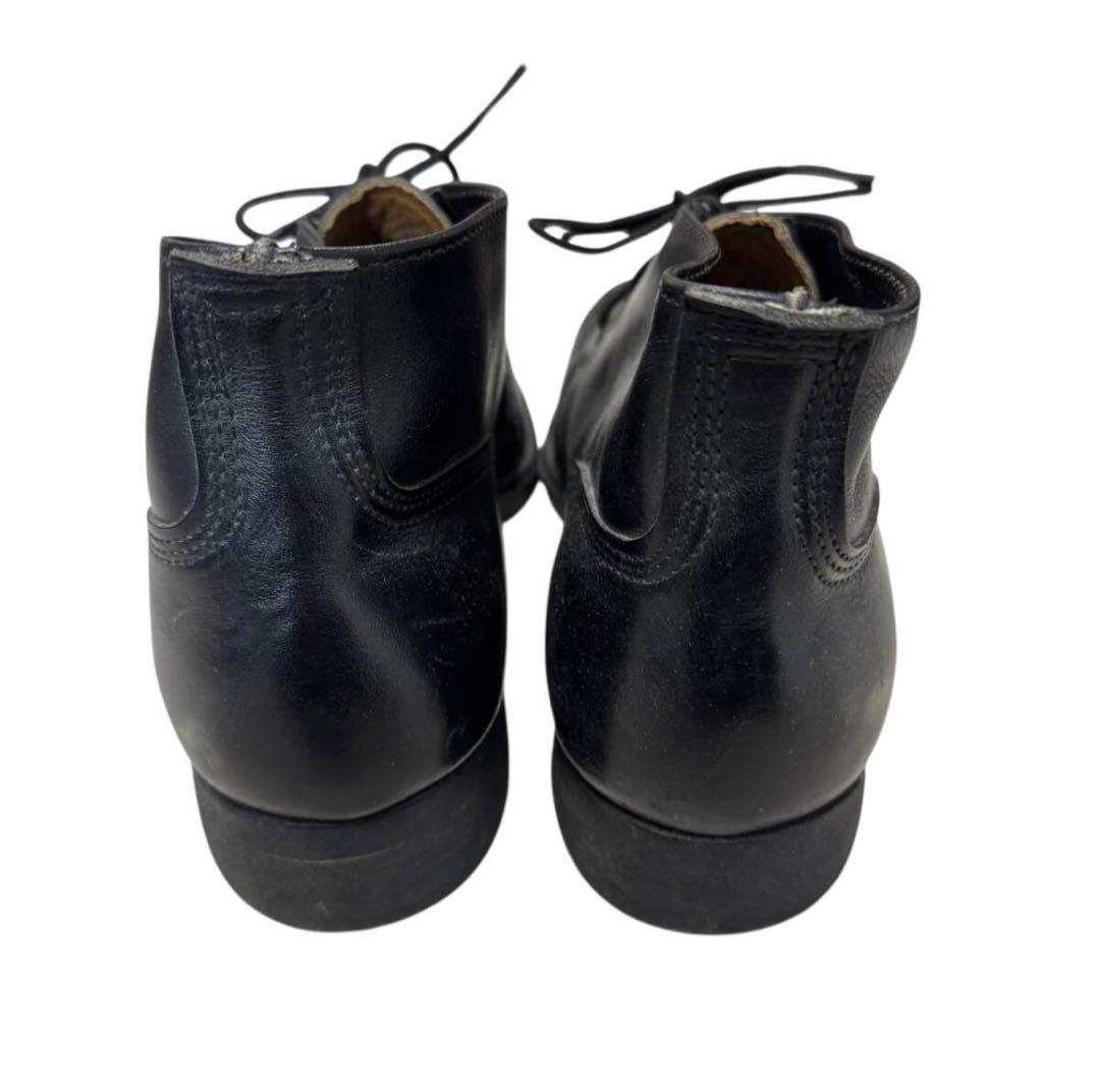 ビンテージ　70s〜80s ミリタリー　レザー　チャッカブーツ　シューズ