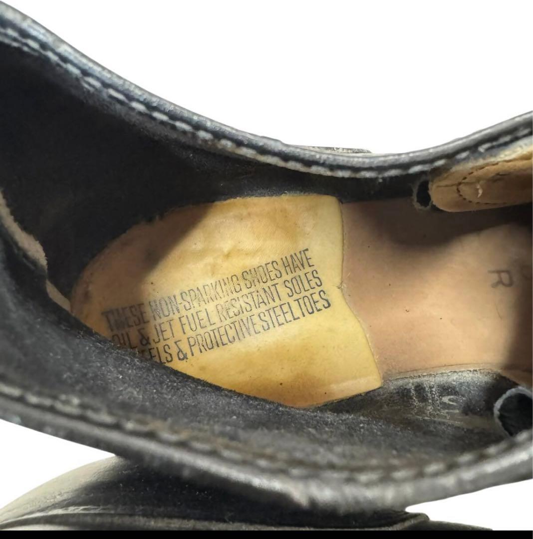 ビンテージ　70s〜80s ミリタリー　レザー　チャッカブーツ　シューズ