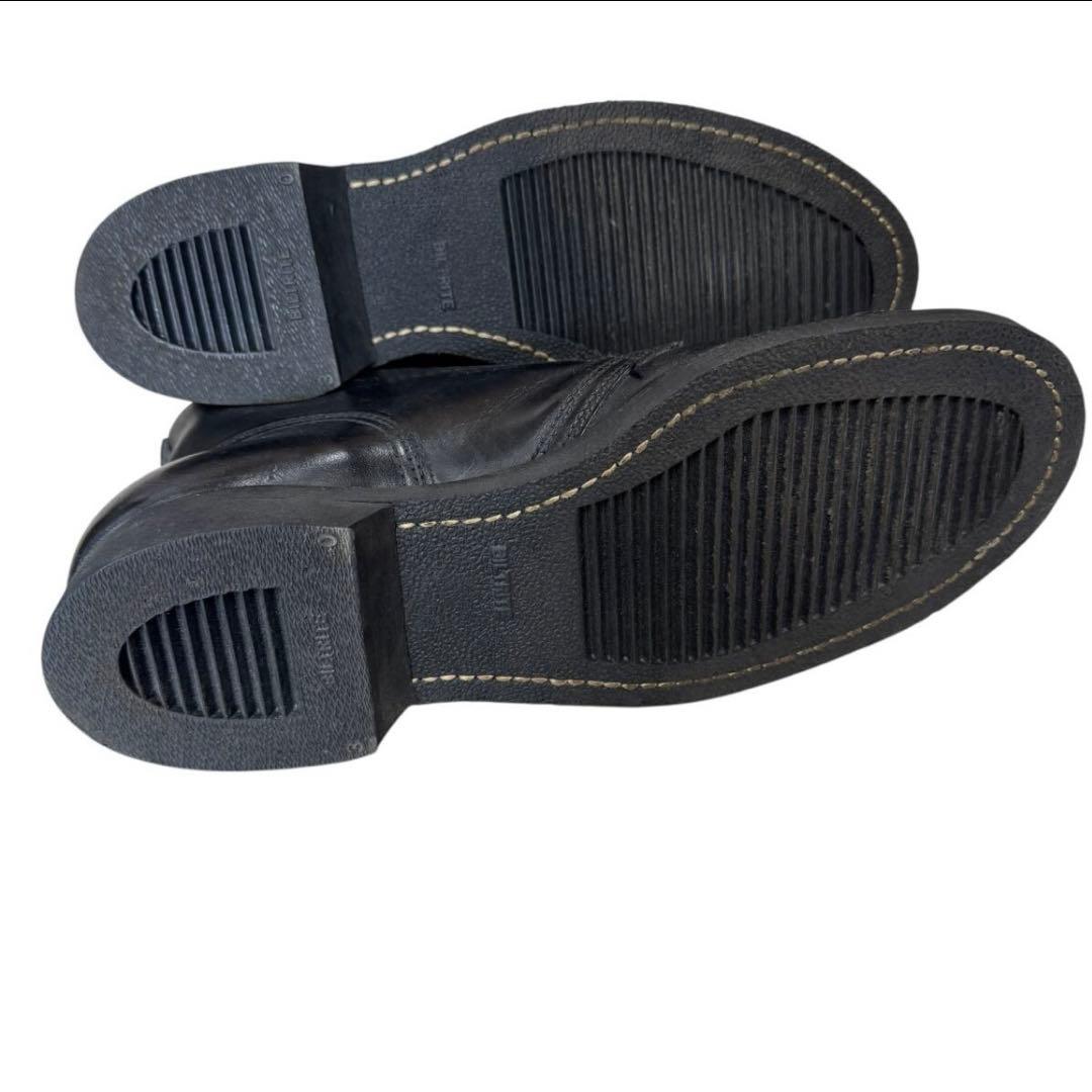 ビンテージ　70s〜80s ミリタリー　レザー　チャッカブーツ　シューズ