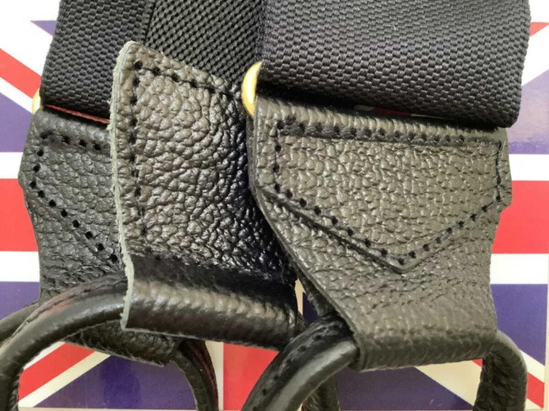 サスペンダー英国製アルバートサーストンクラシック6ボタン留上級非伸縮NYSL