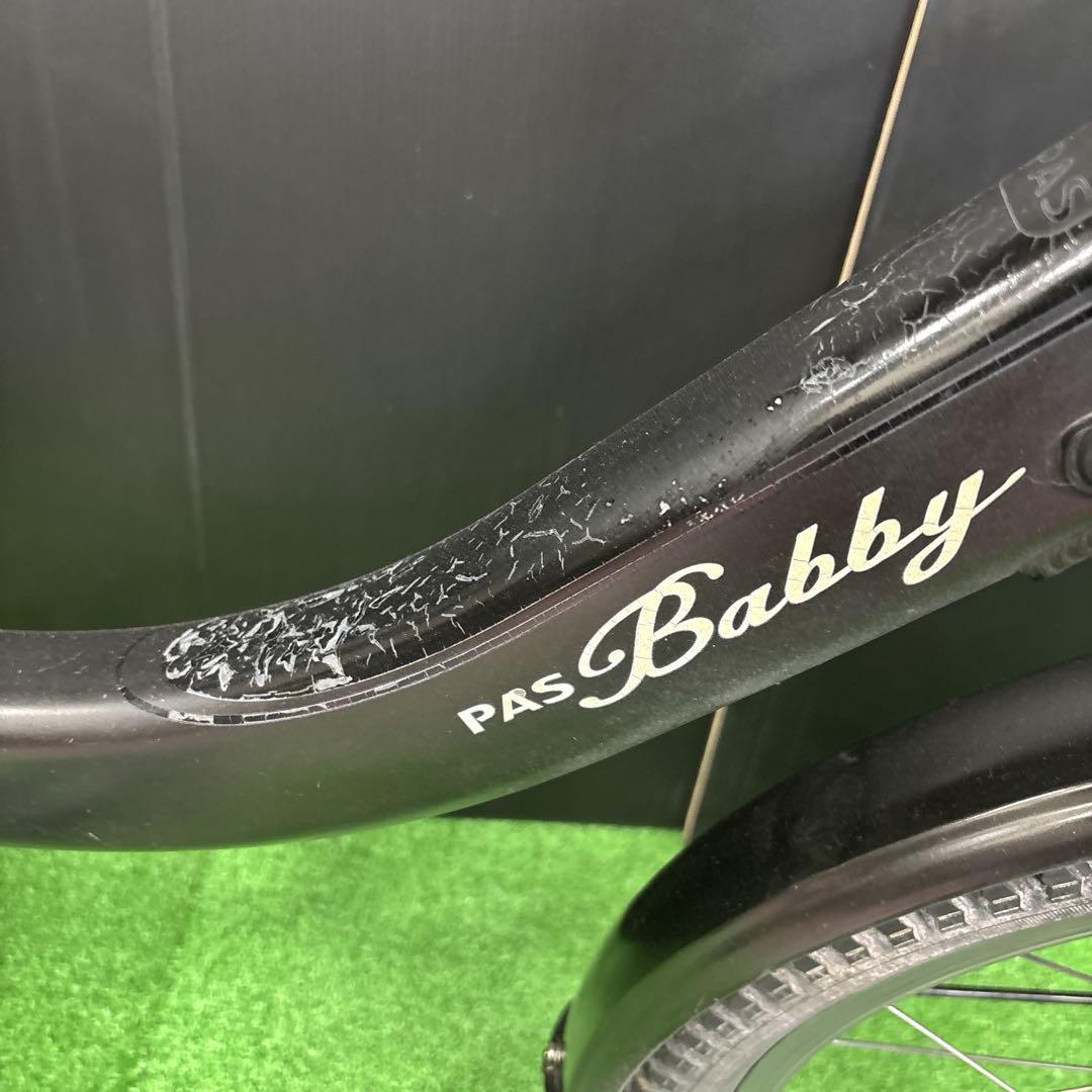 電動自転車 YAMAHA PAS Babby ブラック 3人乗り対応　84