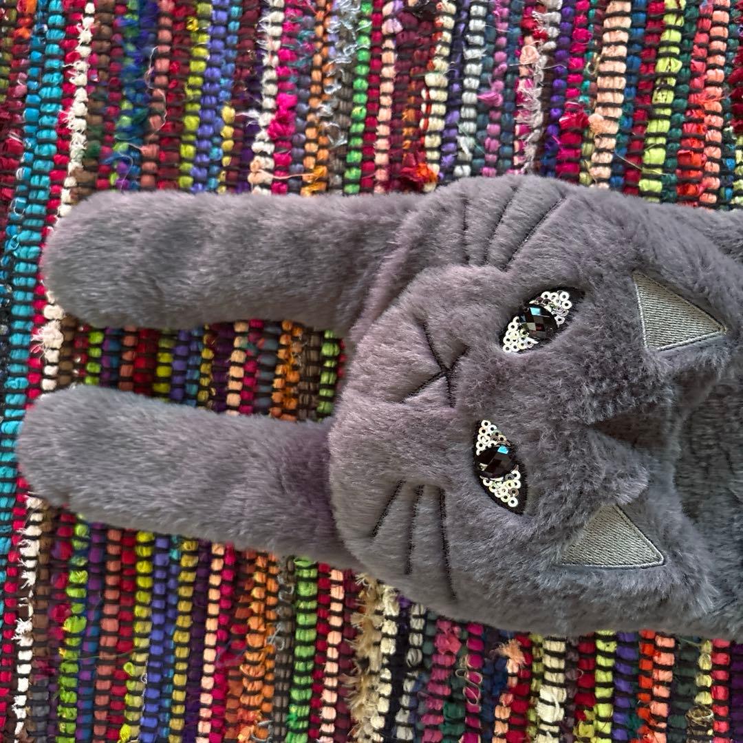 【美品★人気商品】mmts 猫ティペット 定価¥8,690 マフラーBEAMS