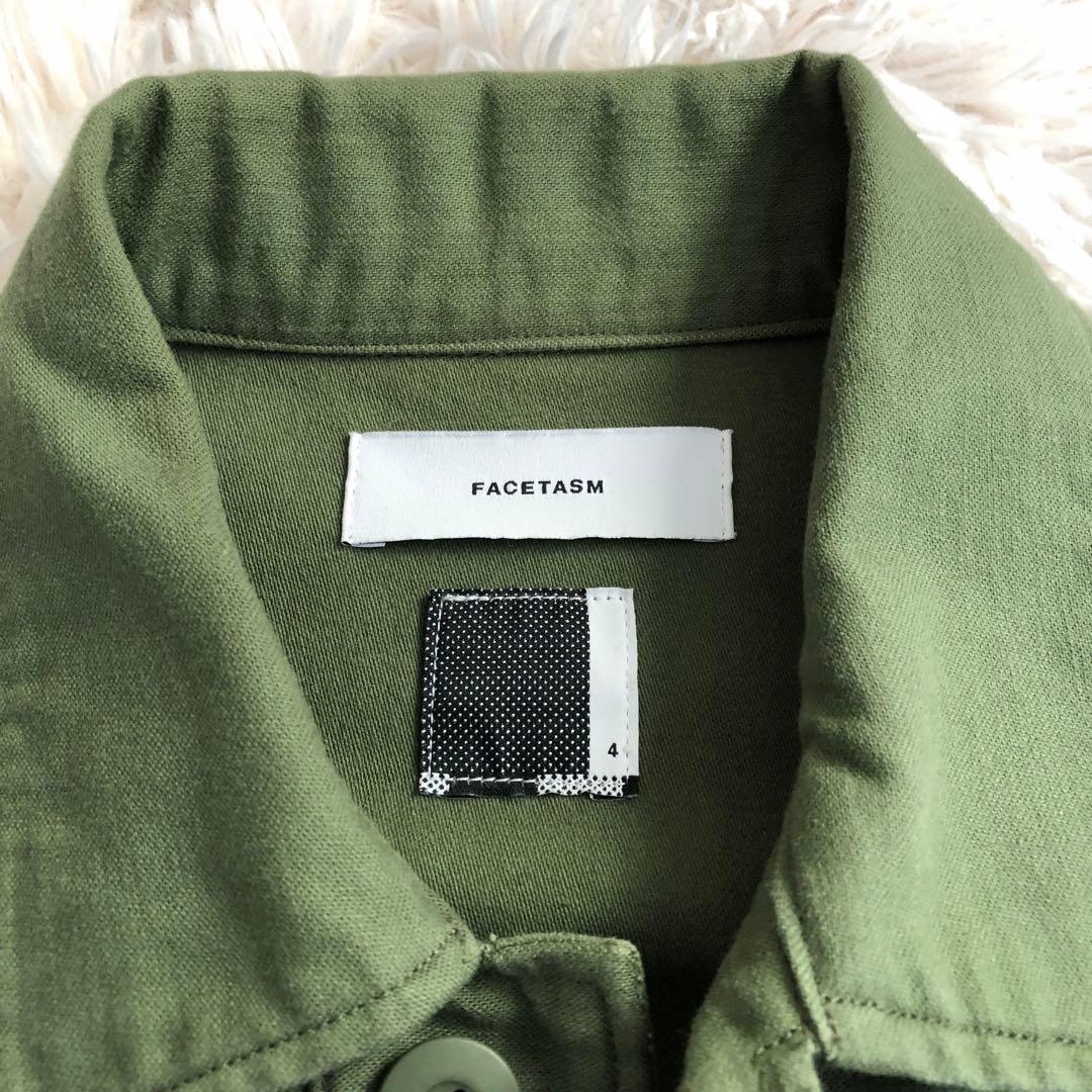 FACETASM　オーバーサイズ　ミリタリージャケット　ファセッタズム　オリーブ