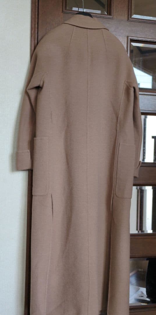 近年　マックスマーラ　ダブルフェイス　クチートアマーノ　ロングコート 　キャメル