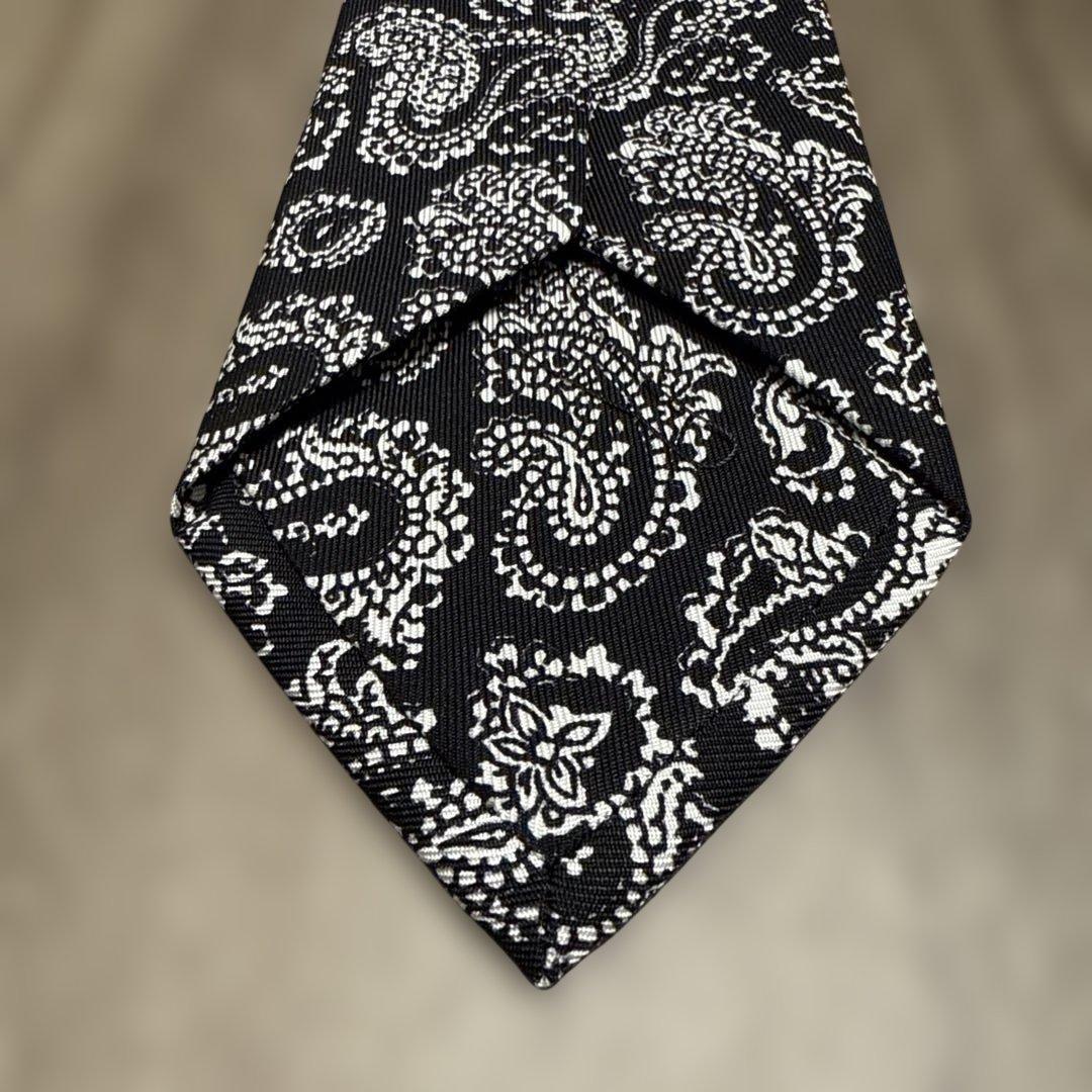 Holliday&Brown ホリデーアンドブラウン ネクタイ 総柄 ブラック