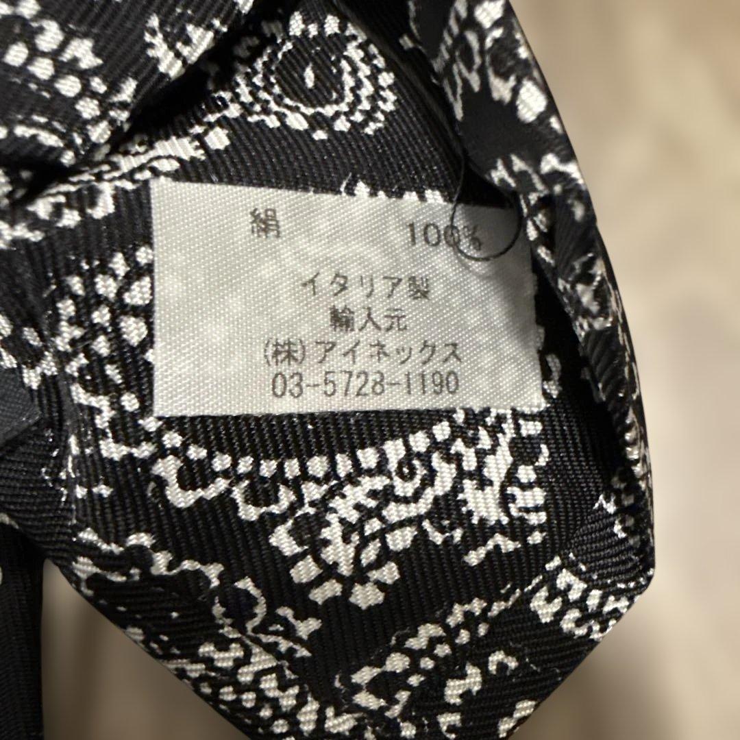 Holliday&Brown ホリデーアンドブラウン ネクタイ 総柄 ブラック