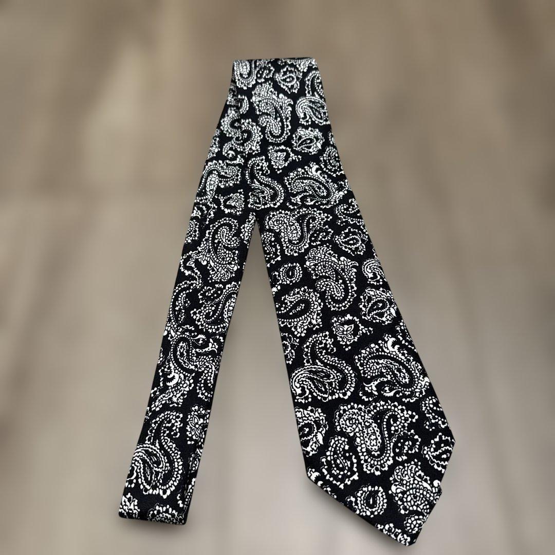 Holliday&Brown ホリデーアンドブラウン ネクタイ 総柄 ブラック