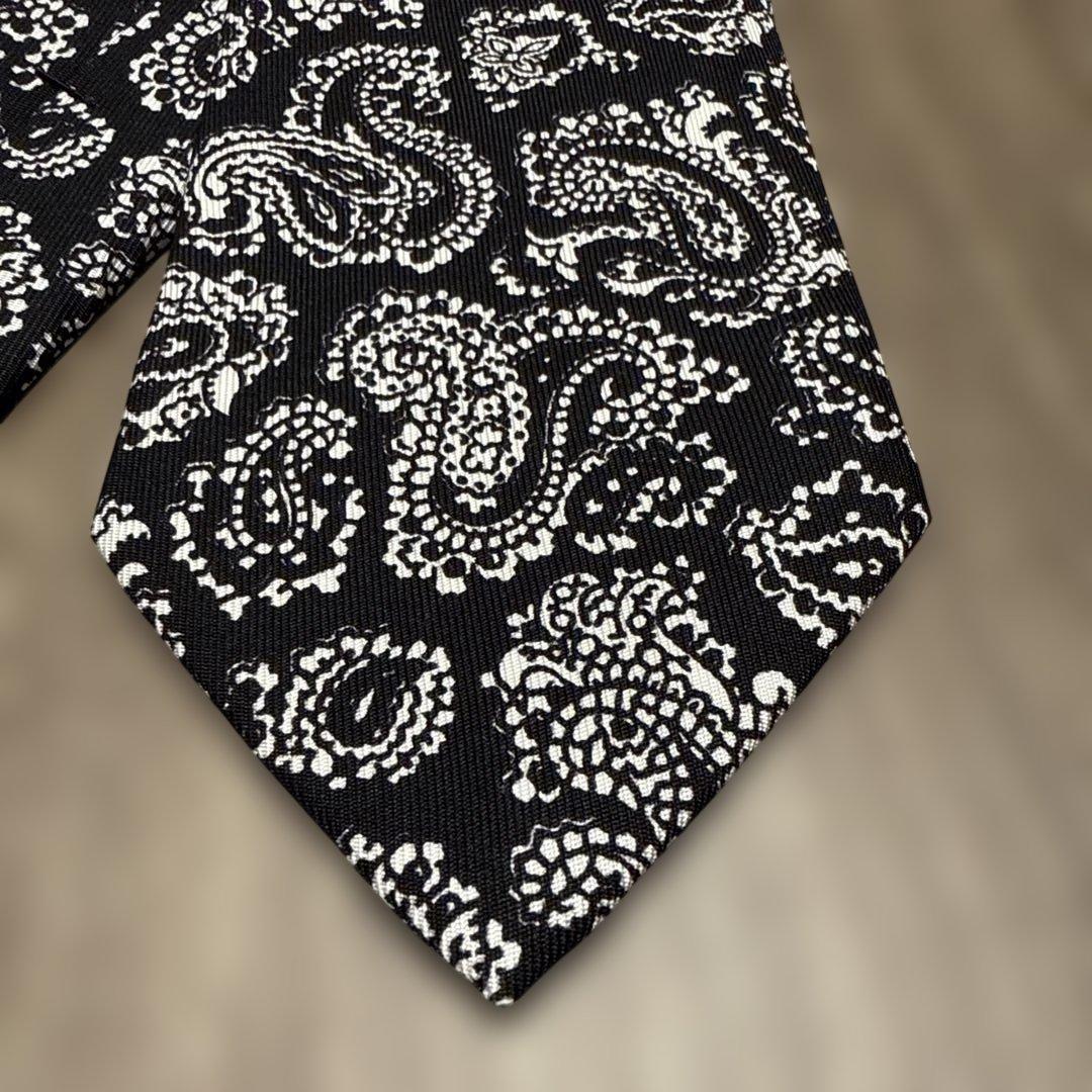 Holliday&Brown ホリデーアンドブラウン ネクタイ 総柄 ブラック