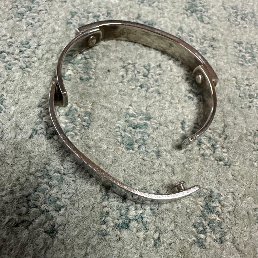 バーバリー シルバーバングル ブレスレット