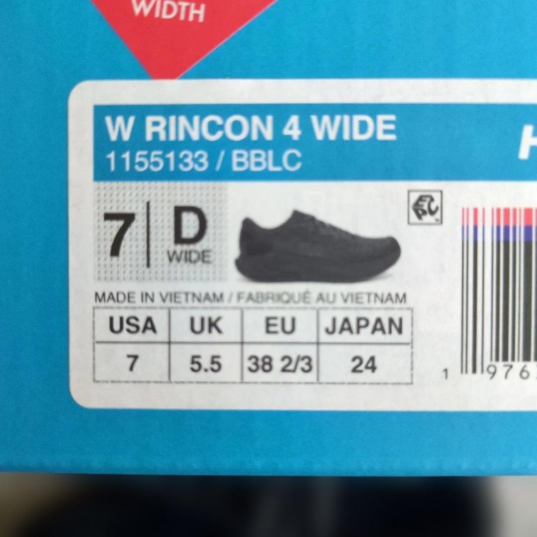 が*お様 HOKA ランニングシューズ　W RINCON 4 WIDE 24cm