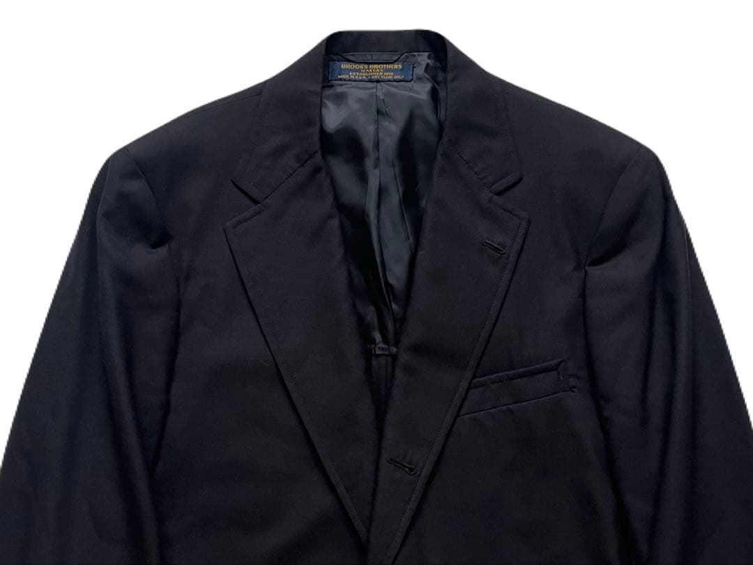 最高峰 USA製 ブルックスブラザーズ MAKERS ネイビー ブレザー 40R