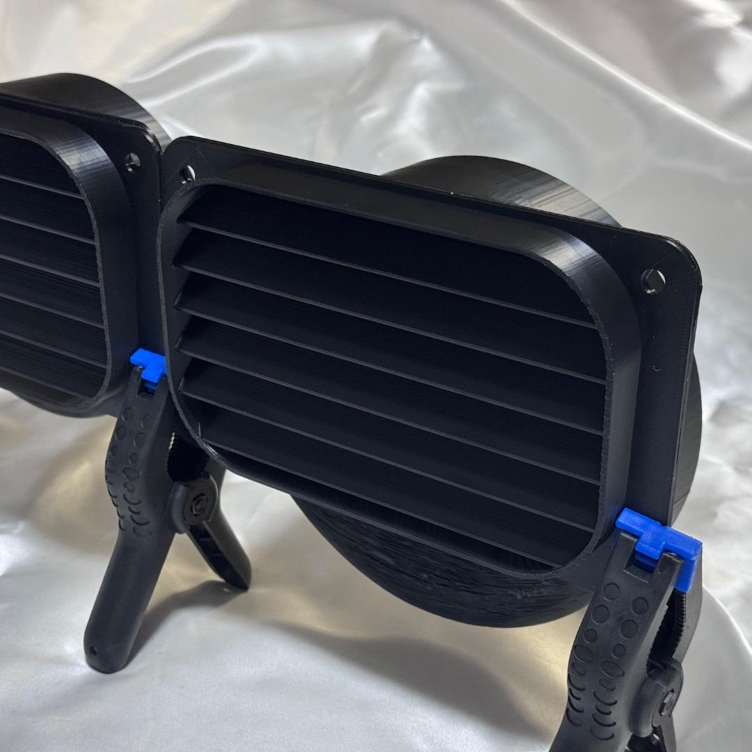 エコフローECOFLOW WAVE2,3専用ダクト取付用パーツ リアドア用②