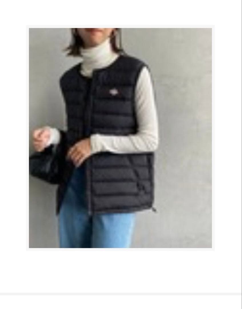 DANTON ダウンベスト M ブラック