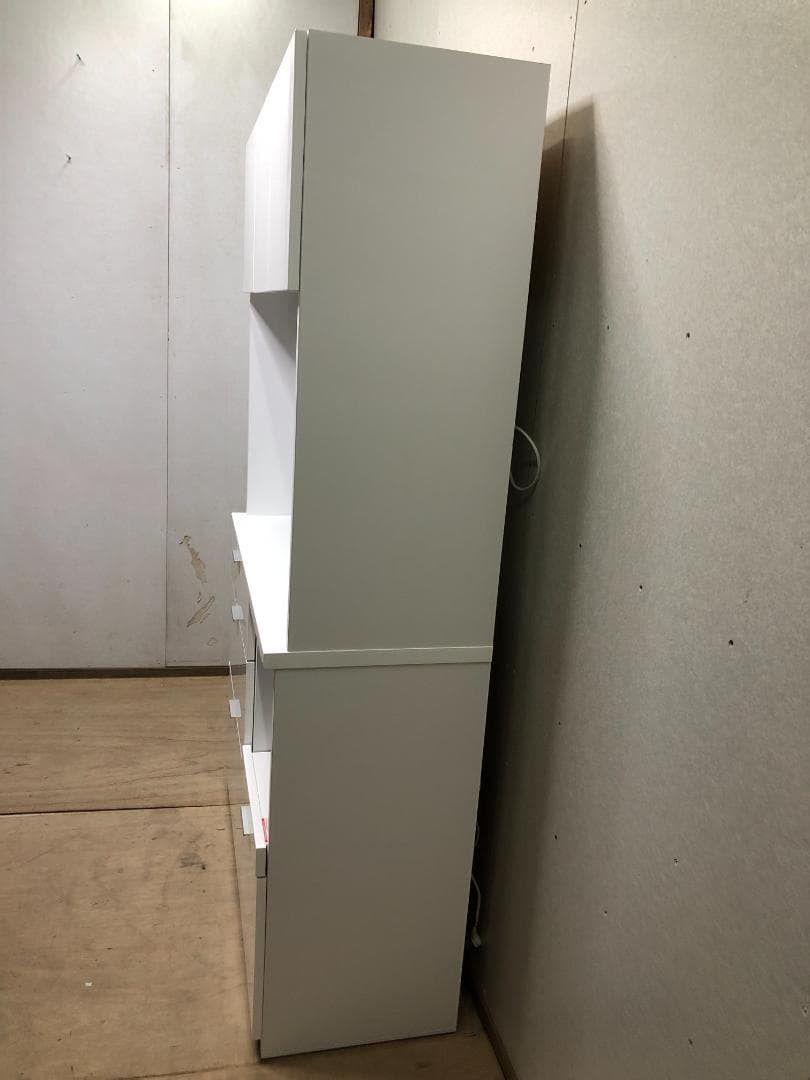 美品　ニトリ　エトナ・食器棚・キッチンボード　幅105cm　73027-3-00