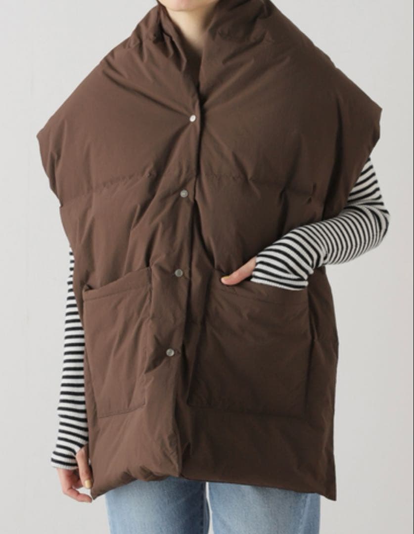 JOURNAL STANDARD ダウンマフラー ブラウン