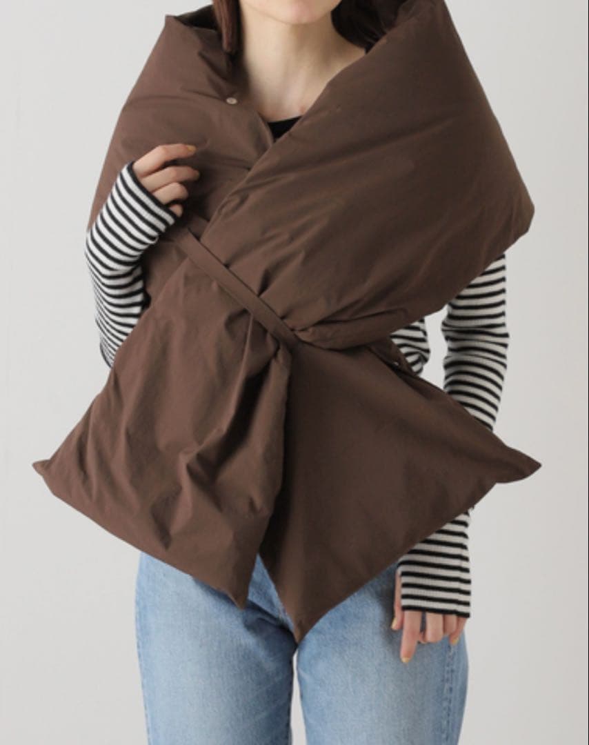 JOURNAL STANDARD ダウンマフラー ブラウン