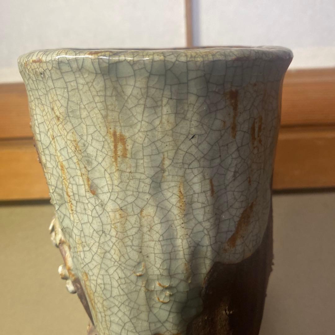 専用　相馬焼筆立花瓶