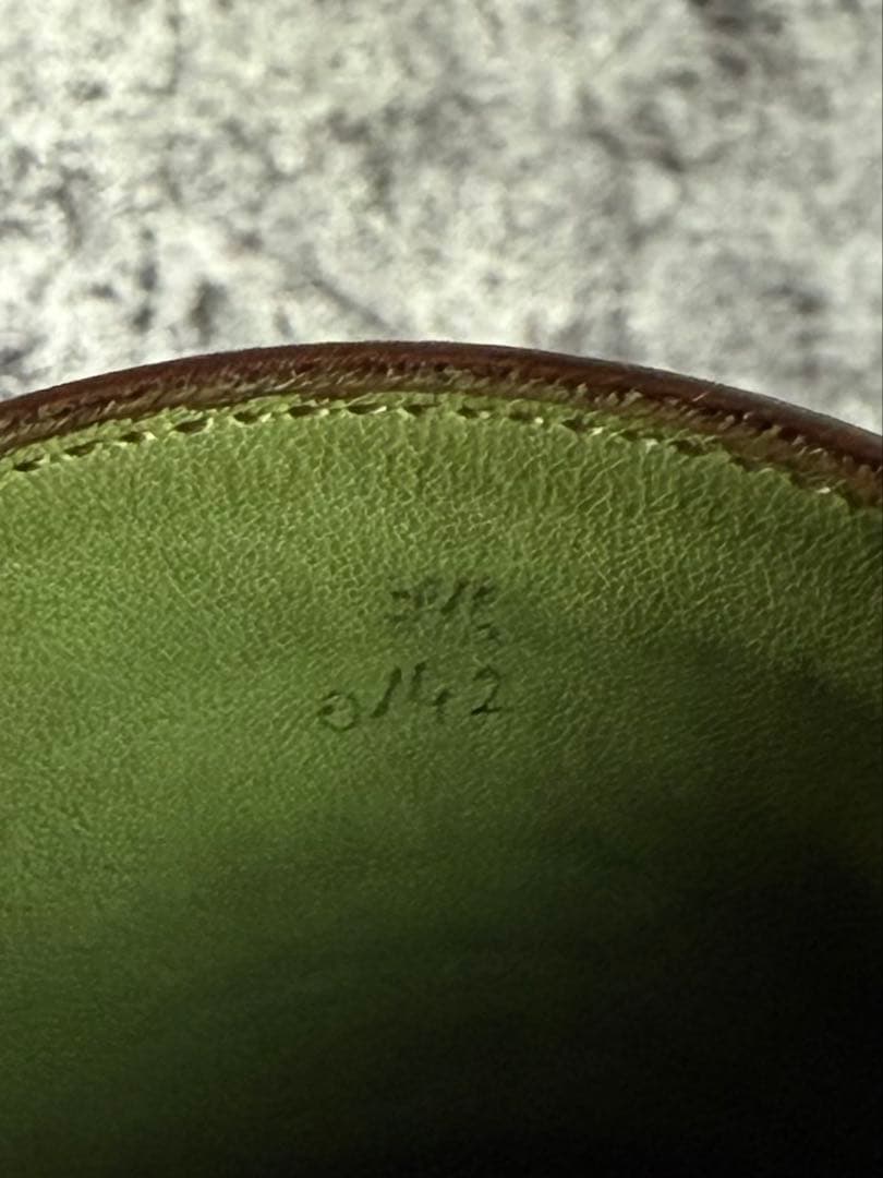 純正ツリー付　ベルルッティ　アンディ　サイズ7.5　ブラウンパティーヌ