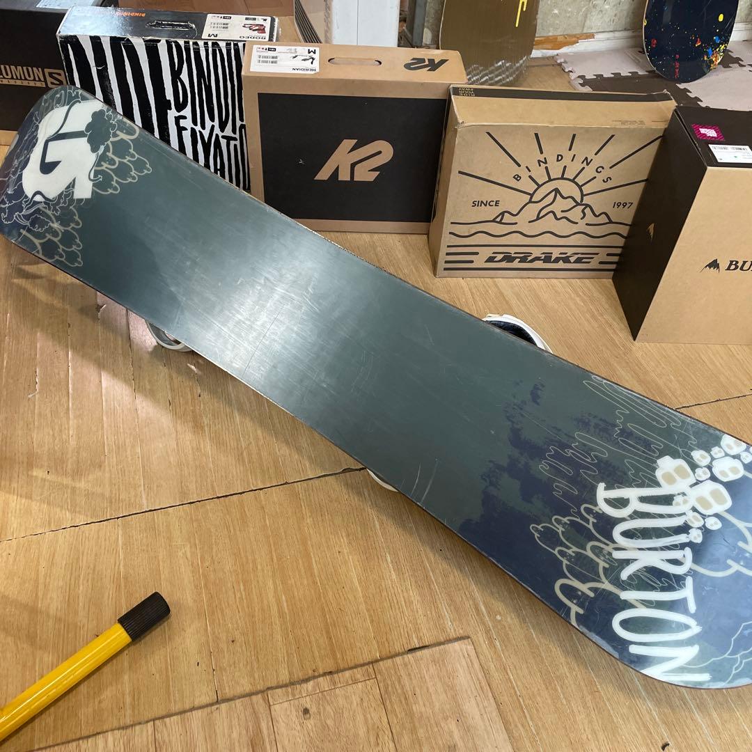 BURTON×FLUX　バートン　フラックス　バインディング付スノーボードセット