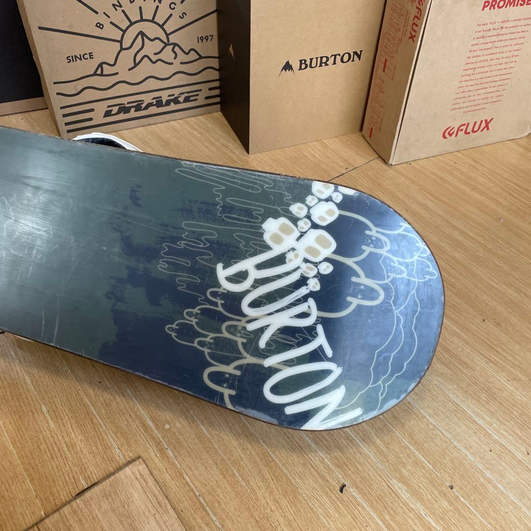 BURTON×FLUX　バートン　フラックス　バインディング付スノーボードセット