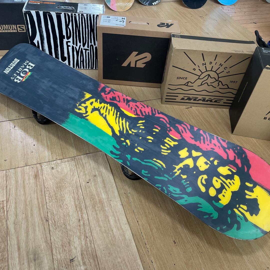 BURTON×SALOMON　バートン　スノーボード　サロモンバインディング付