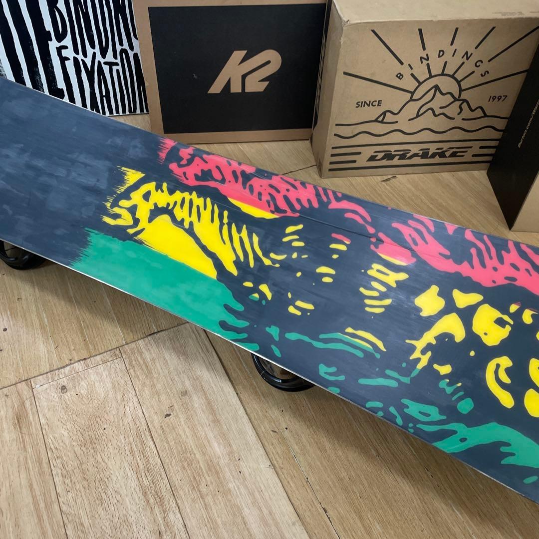 BURTON×SALOMON　バートン　スノーボード　サロモンバインディング付