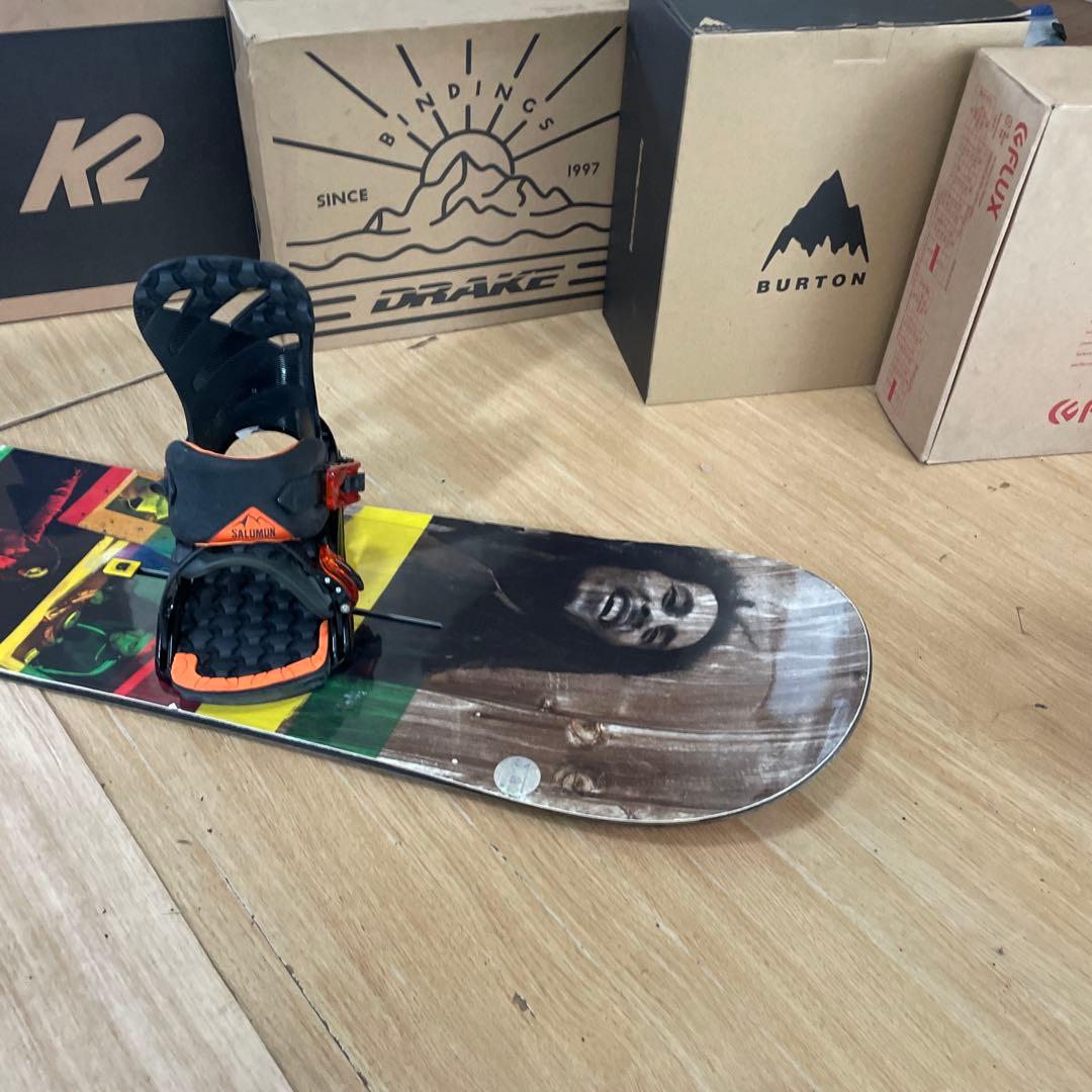 BURTON×SALOMON　バートン　スノーボード　サロモンバインディング付