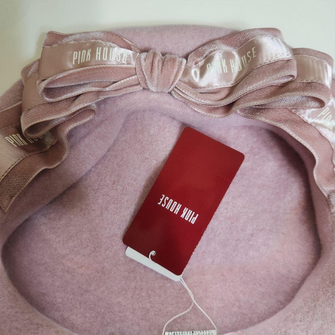 ピンクハウス 青木美沙子 ベレー帽 ピンク