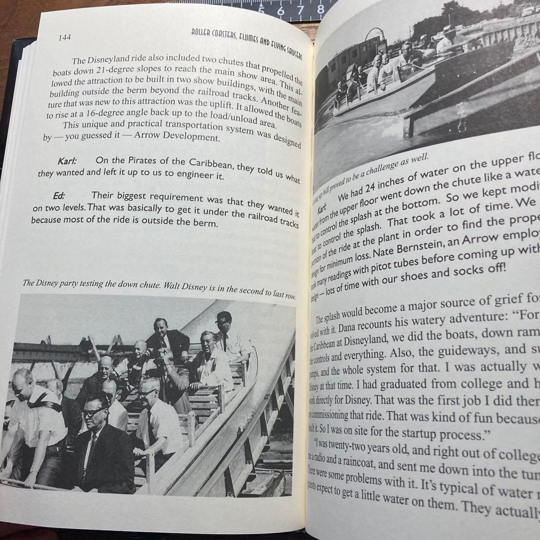 洋書 Roller Coasters Flumes and Flying Saucer