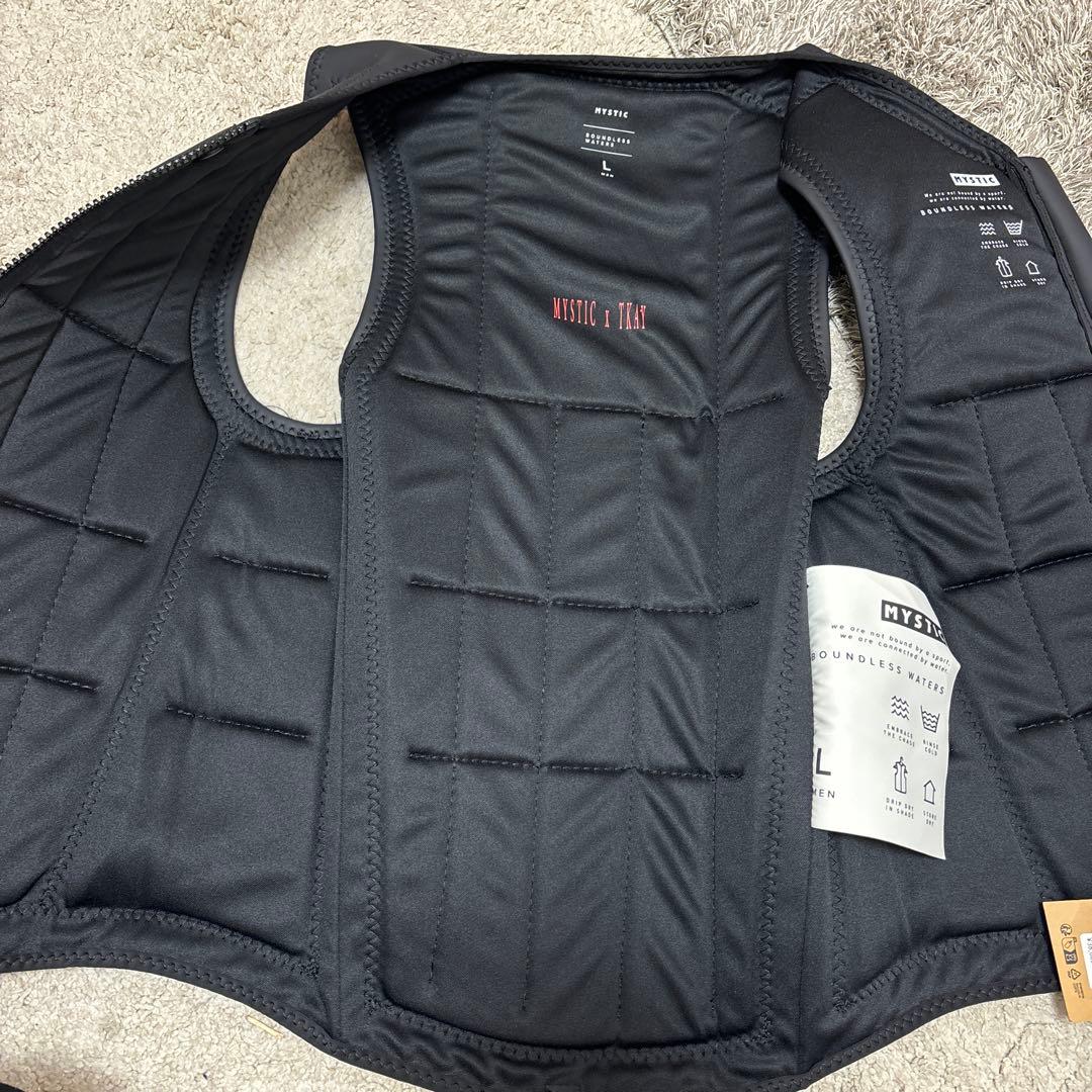 【新品未使用】MYSTIC ブラック ウェットベスト L