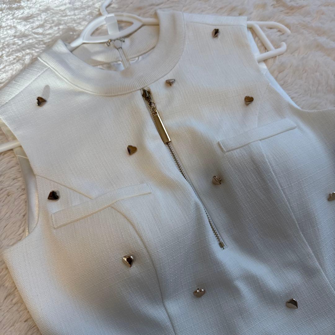 キャバドレス ホワイトドレス サイズS