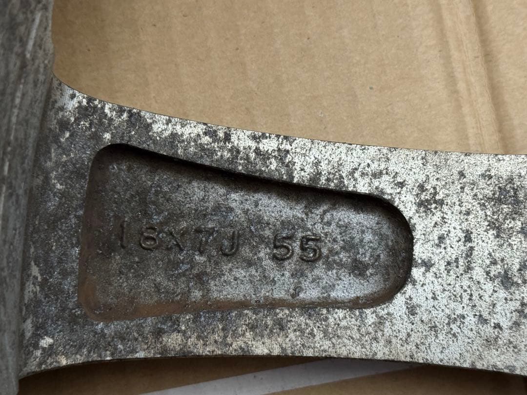 ジョージ　ホンダ純正18インチアルミホイール 4本 18× 7J+55