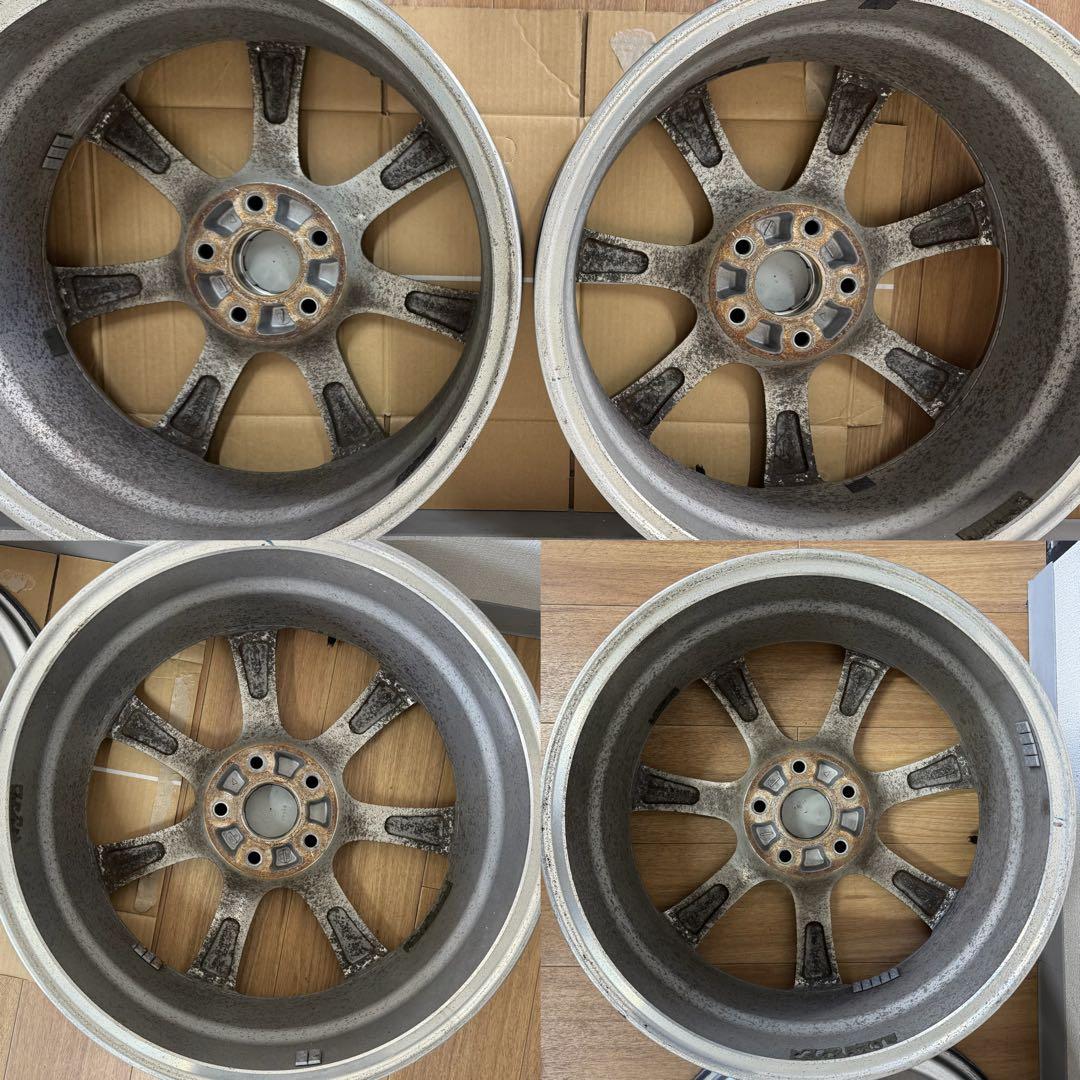 ジョージ　ホンダ純正18インチアルミホイール 4本 18× 7J+55