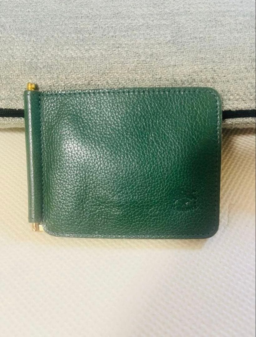 I*W様 IL BISONTE（イル ビゾンテ） ダークグリーン レザー マネー
