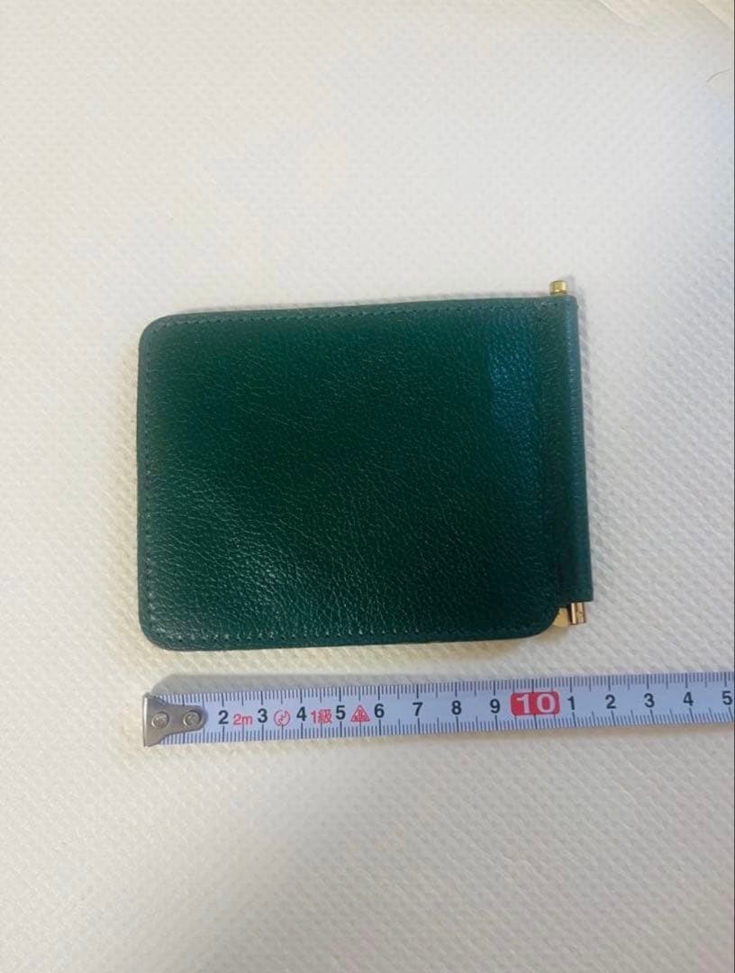 I*W様 IL BISONTE（イル ビゾンテ） ダークグリーン レザー マネー
