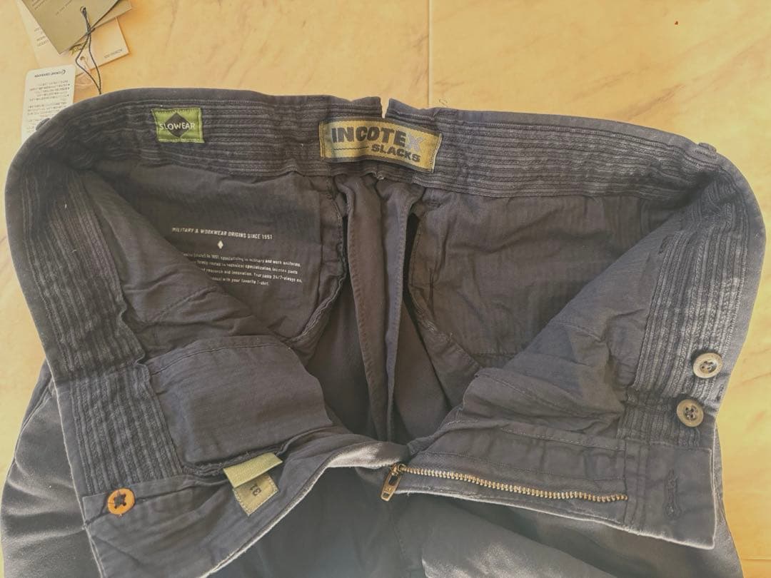 【新品未使用】INCOTEX(インコテックス)コットンパンツ 31