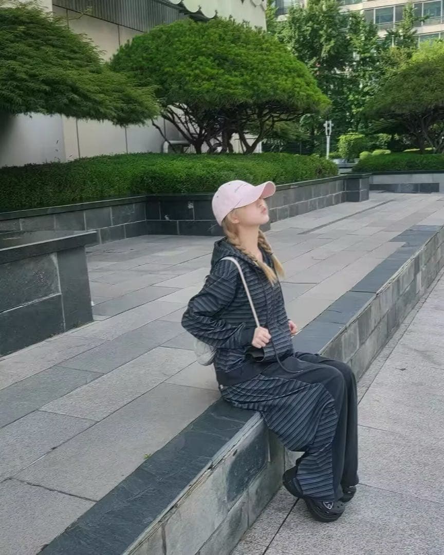 hug your skin ストライプ コリラックマ パンツ