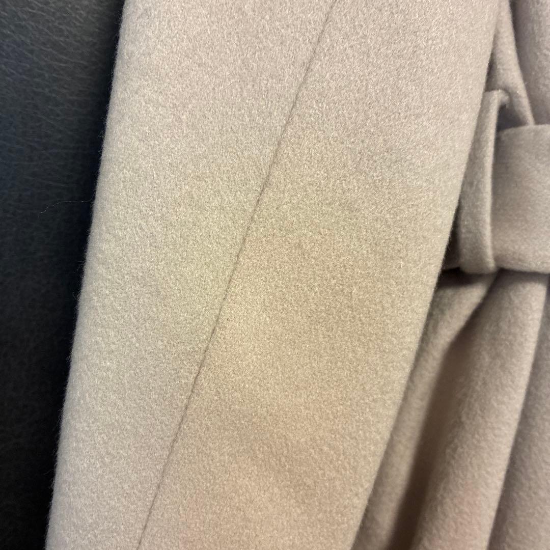 トゥモローランド　ピュアカシミヤ　ノーカラーコート