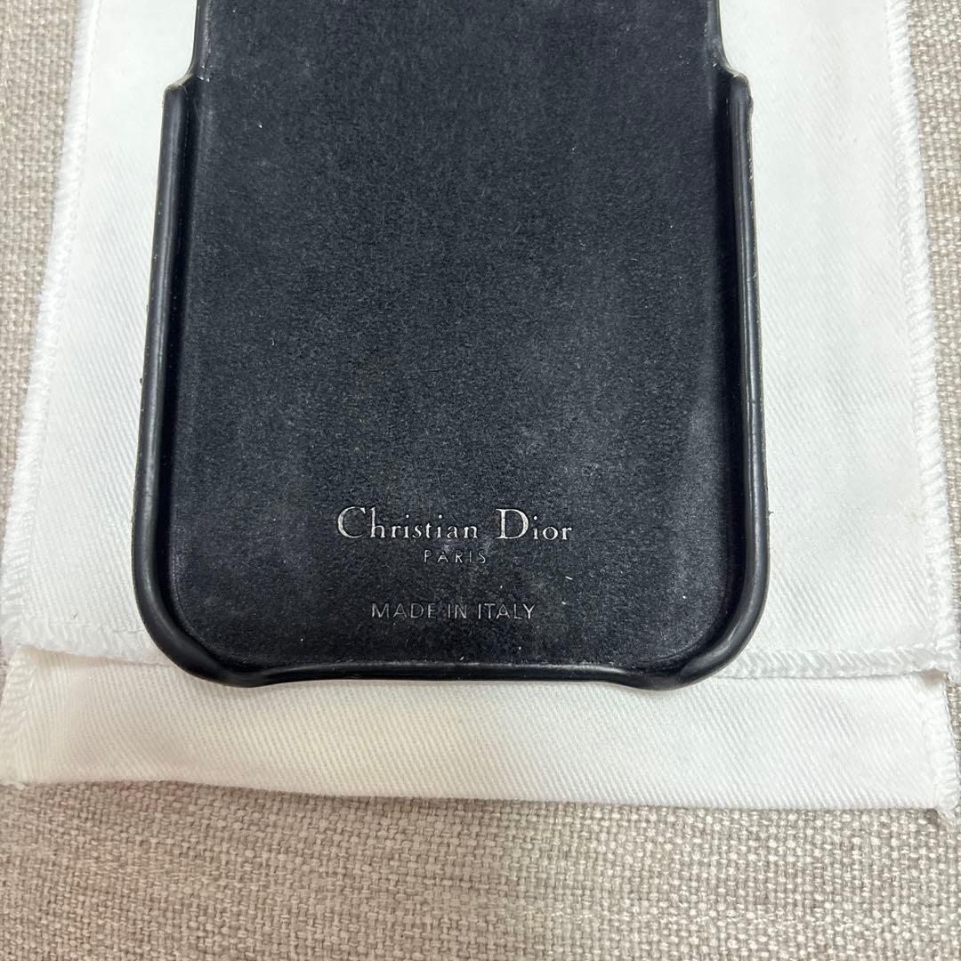 Christian Dior iphone15 ケース カナージュ チャーム付き